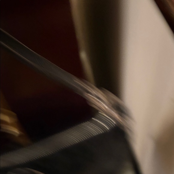 Vintage Coach Signature C Leather Shoulder Bag with Silver AccentsB1126-F15141 - Picture 4 of 10